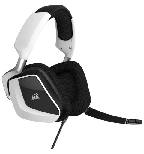 Corsair VOID ELITE USB Auricolare Cablato A Padiglione Giocare Nero, Bianco