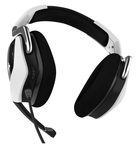 Corsair VOID ELITE USB Auricolare Cablato A Padiglione Giocare Nero, Bianco