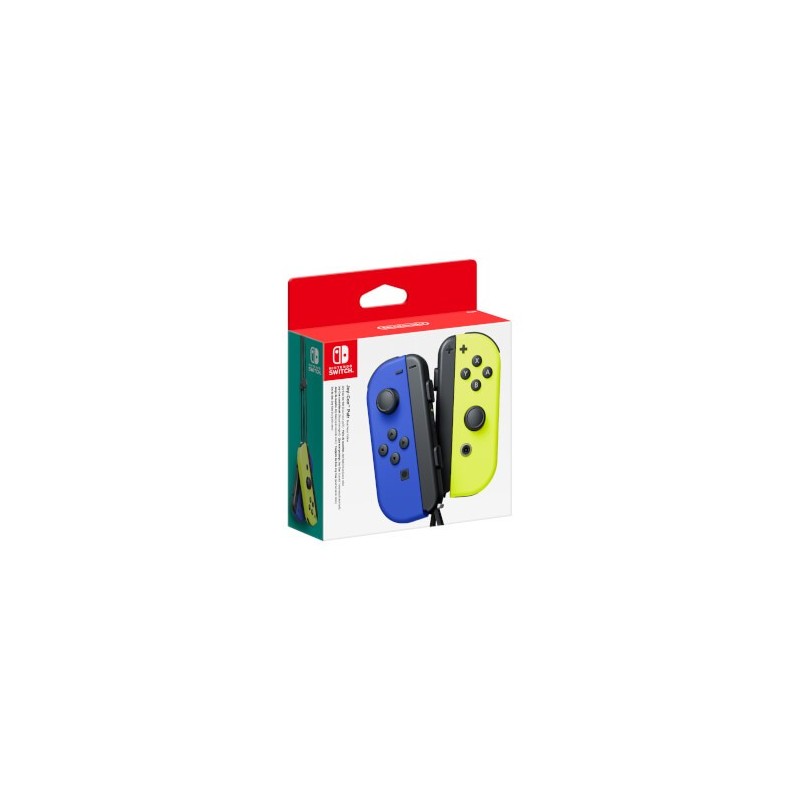 Nintendo Joy-Con Noir, Bleu, Jaune Bluetooth Manette de jeu Analogique Numérique Nintendo Switch