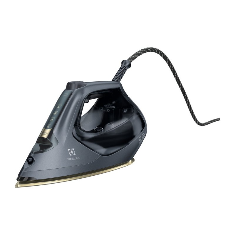 Electrolux E8SI1-8EGM Bügeleisen Trocken- & Dampfbügeleisen 2800 W Schwarz, Metallisch