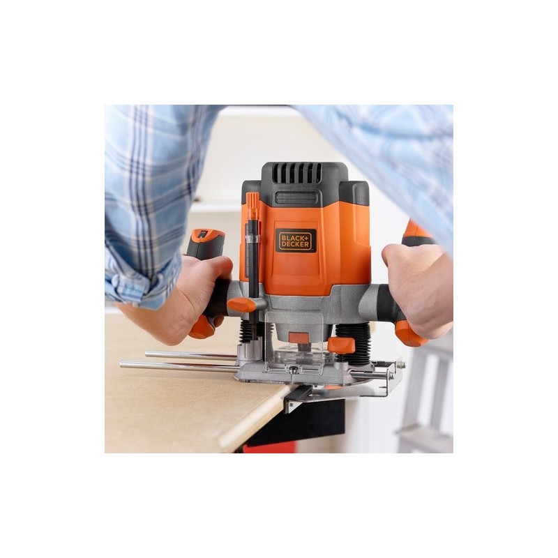 Black & Decker KW1200EKA-QS baldosa cerámica router 1200 W