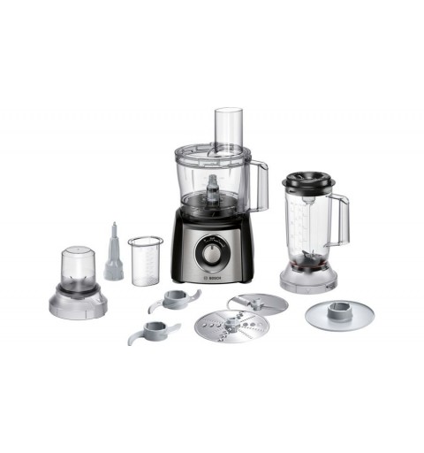 Bosch MCM3501M food processor 800 W 2.3 L Black, Stainless steel