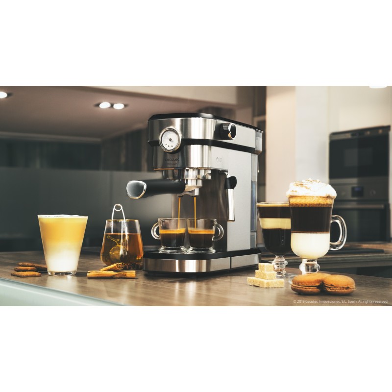 Cecotec Cafelizzia 790 Steel Pro Halbautomatisch Espressomaschine 1,2 l