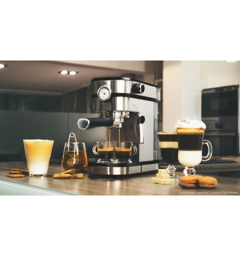 Cecotec Cafelizzia 790 Steel Pro Semi-automatique Machine à expresso 1,2 L