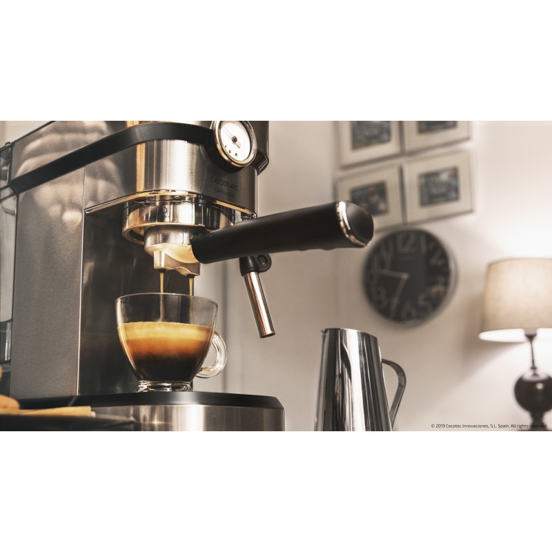 Cecotec Cafelizzia 790 Steel Pro Semi-automatique Machine à expresso 1,2 L