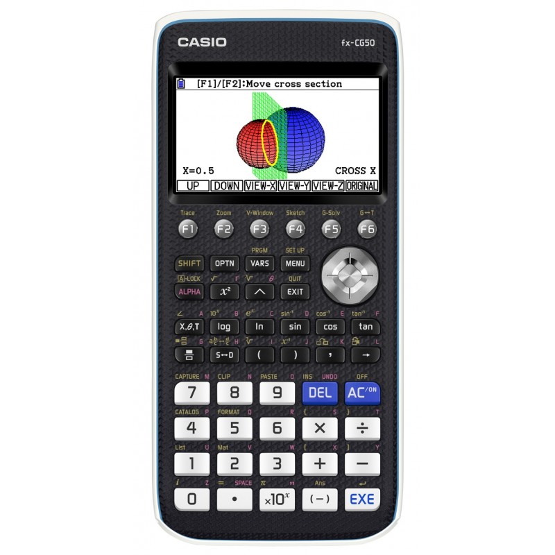 Casio FX-CG50 calculatrice Poche Calculatrice graphique Noir