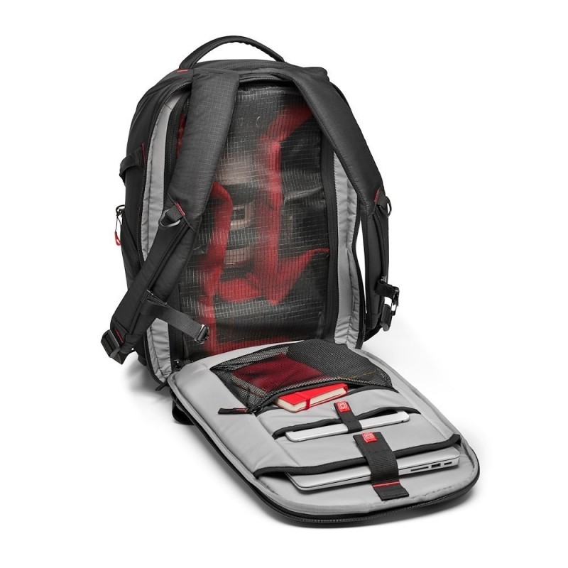 Manfrotto Pro Light backpack Black Red Fabric, Nylon, Synthetic