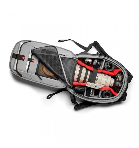 Manfrotto Pro Light backpack Black Red Fabric, Nylon, Synthetic
