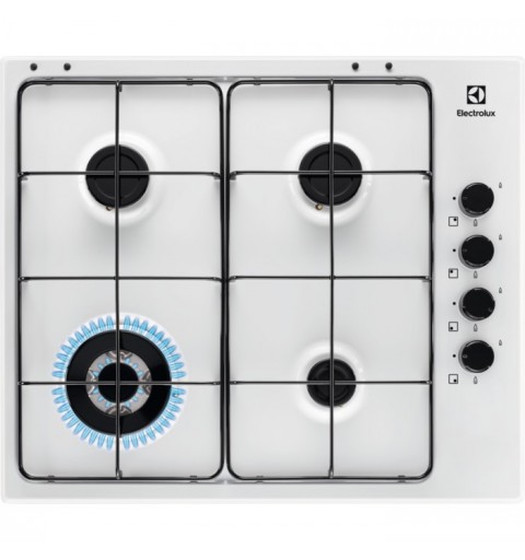 Electrolux EGS6414W hobs Blanco Integrado Encimera de gas 4 zona(s)