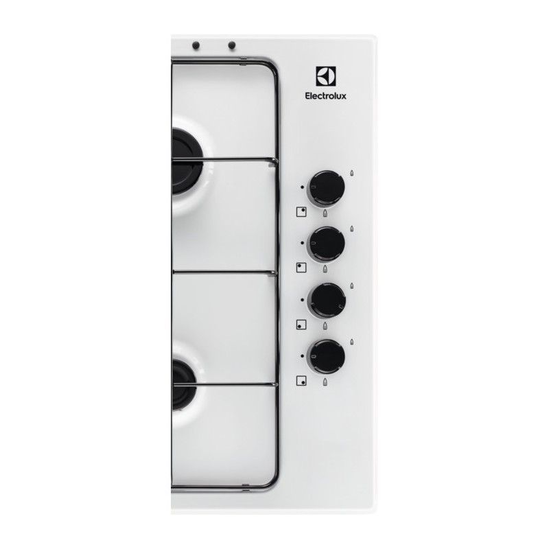 Electrolux EGS6414W hobs Blanco Integrado Encimera de gas 4 zona(s)