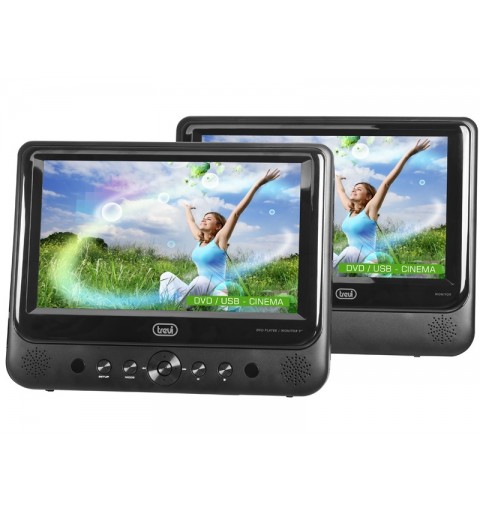 Trevi TW 7005 Tragbarer DVD-Player Wand-montiert 22,9 cm (9 Zoll) Schwarz