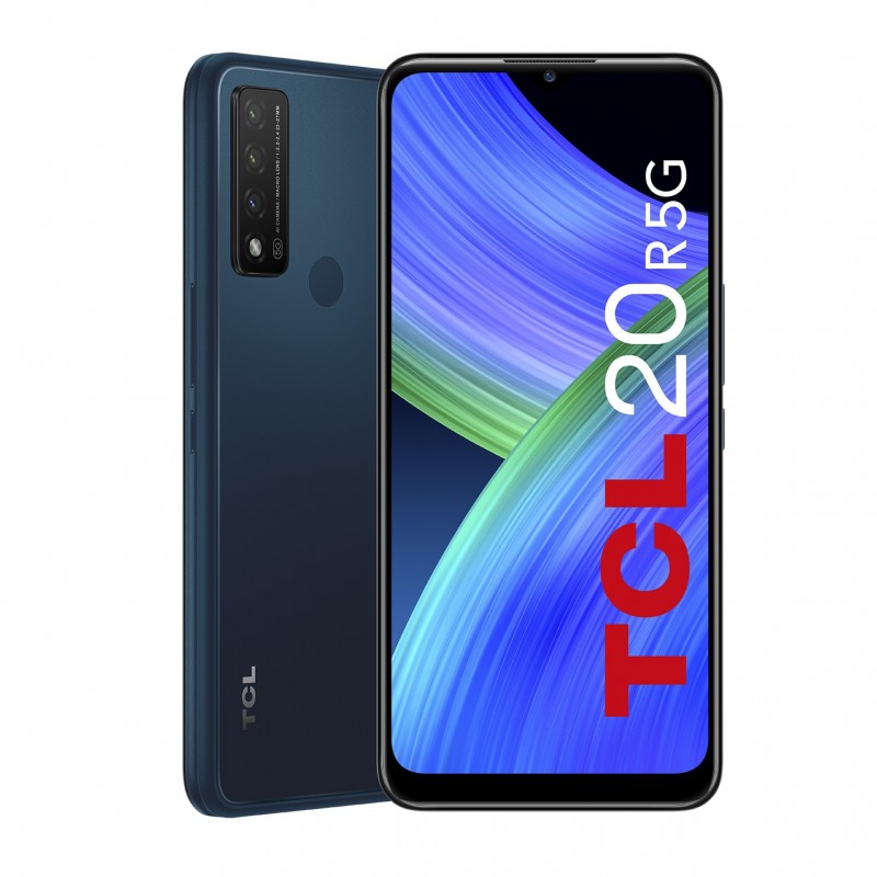 TCL 20 R 5G 16,6 cm (6.52") Doppia SIM Android 11 USB tipo-C 4 GB 128 GB 4500 mAh Blu