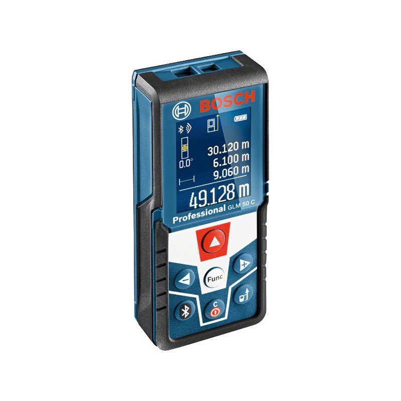 Bosch 0 601 072 C00 telémetro Medidor láser de distancias Negro, Azul 50 m