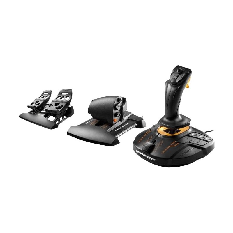 Thrustmaster T-16000M FCS Flight Pack Nero USB Joystick Analogico Digitale MAC, PC