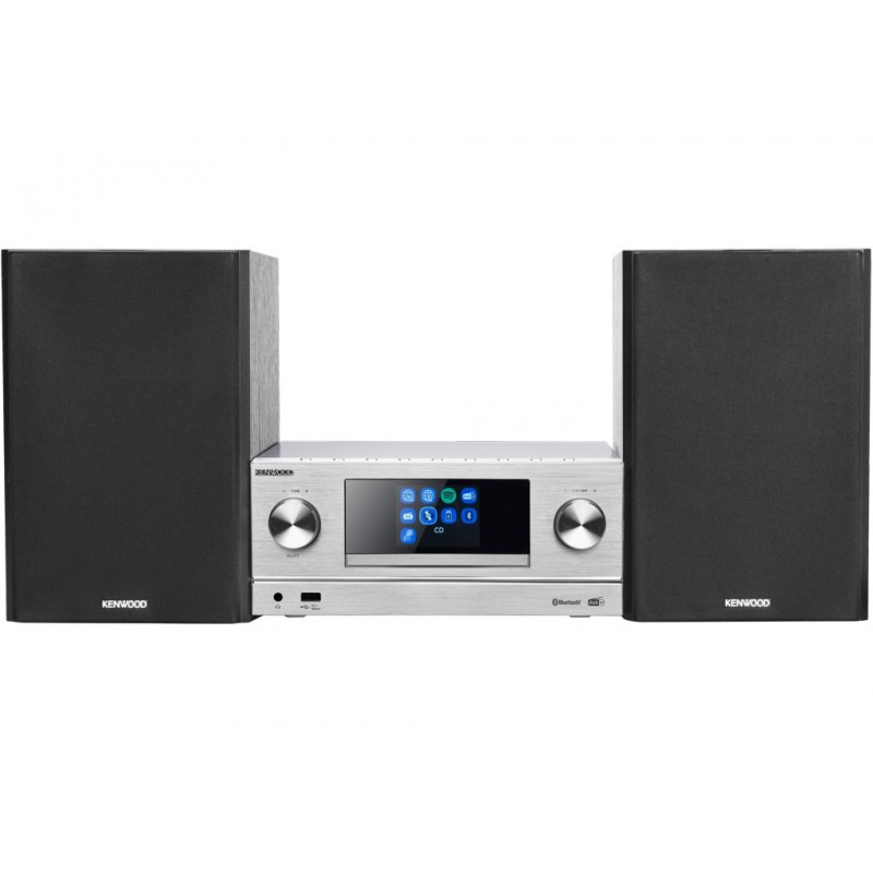 Kenwood M-9000S Home-Audio-Minisystem 50 W Silber