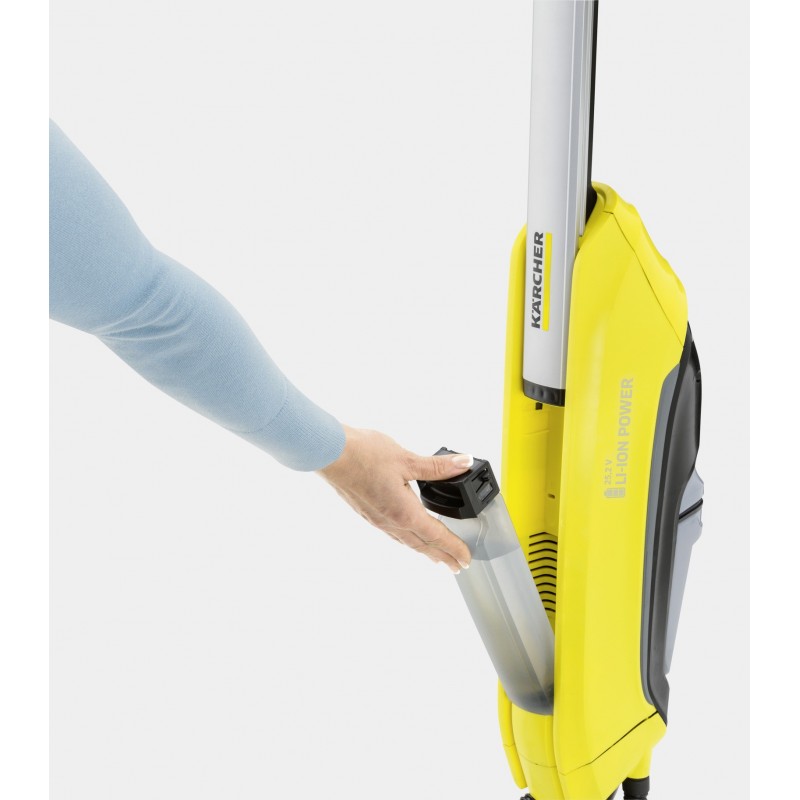 Kärcher FC 5 Cordless Senza sacchetto Nero, Argento, Giallo