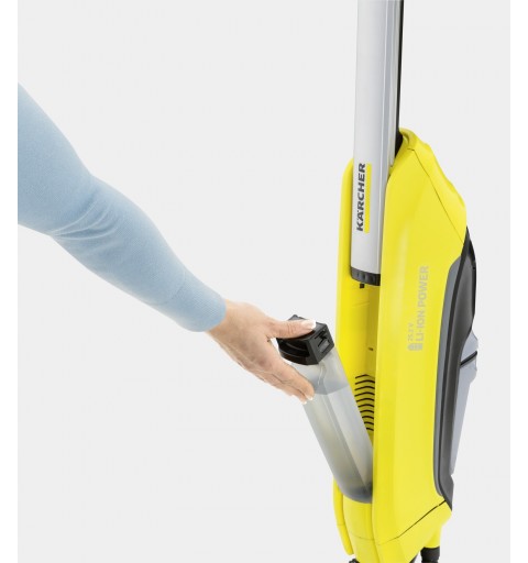 Kärcher FC 5 Cordless Senza sacchetto Nero, Argento, Giallo