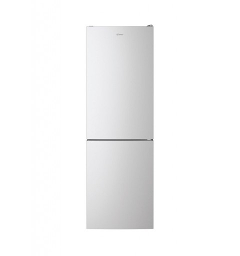 Candy CCE4T618ES fridge-freezer Freestanding 341 L E Silver