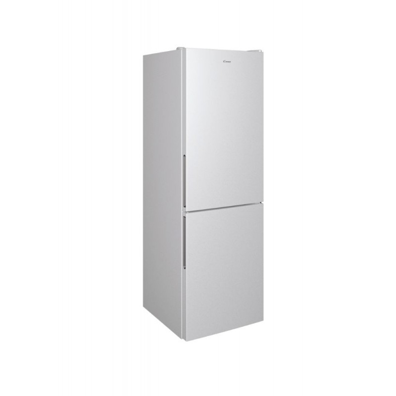 Candy CCE4T618ES fridge-freezer Freestanding 341 L E Silver