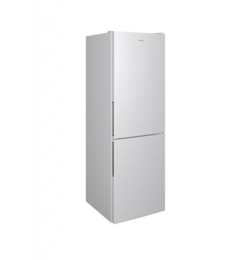 Candy CCE4T618ES fridge-freezer Freestanding 341 L E Silver