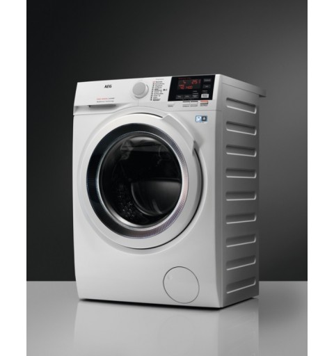 AEG L7WBG856 lavadora-secadora Independiente Carga frontal Blanco D