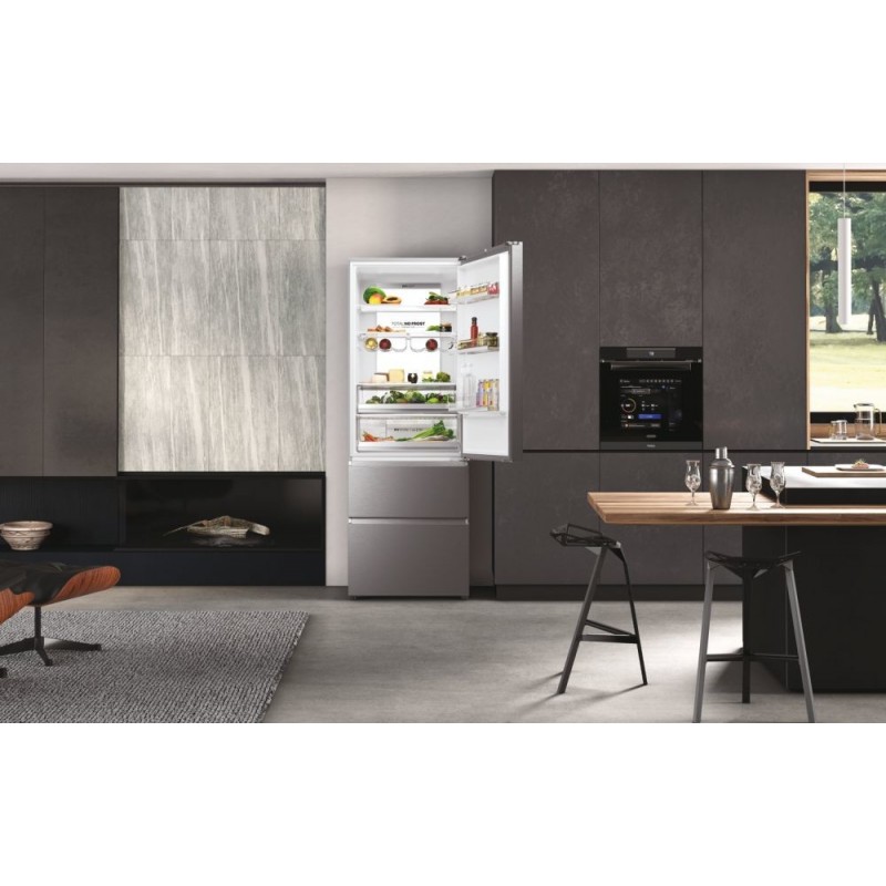 Haier 3D 70 Serie 7 HTW7720ENMP réfrigérateur-congélateur Autoportante 483 L E Gris
