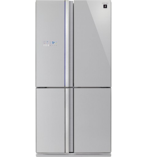 Sharp Home Appliances SJ-FS820VSL side-by-side refrigerator Freestanding 600 L Silver