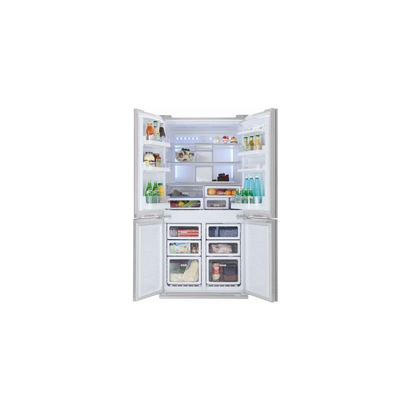 Sharp Home Appliances SJ-FS820VSL frigo américain Autoportante 600 L Argent