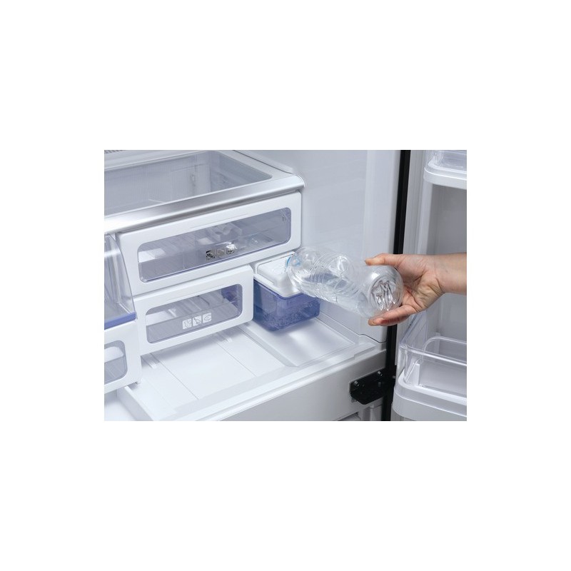 Sharp Home Appliances SJ-FS820VSL frigo américain Autoportante 600 L Argent