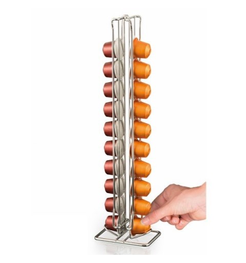 Macom 601 coffee capsule holder 20 capsules Chrome steel Chrome