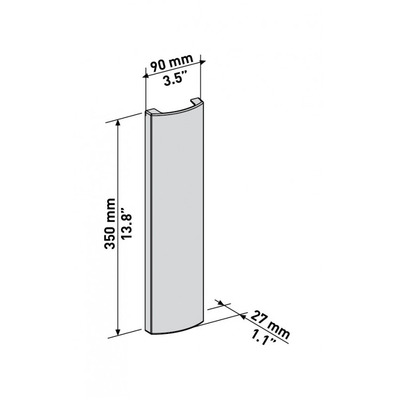 Meliconi 480519 cable trunking system 0.35 m Plastic