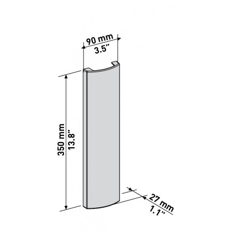 Meliconi 480519 cable trunking system 0.35 m Plastic