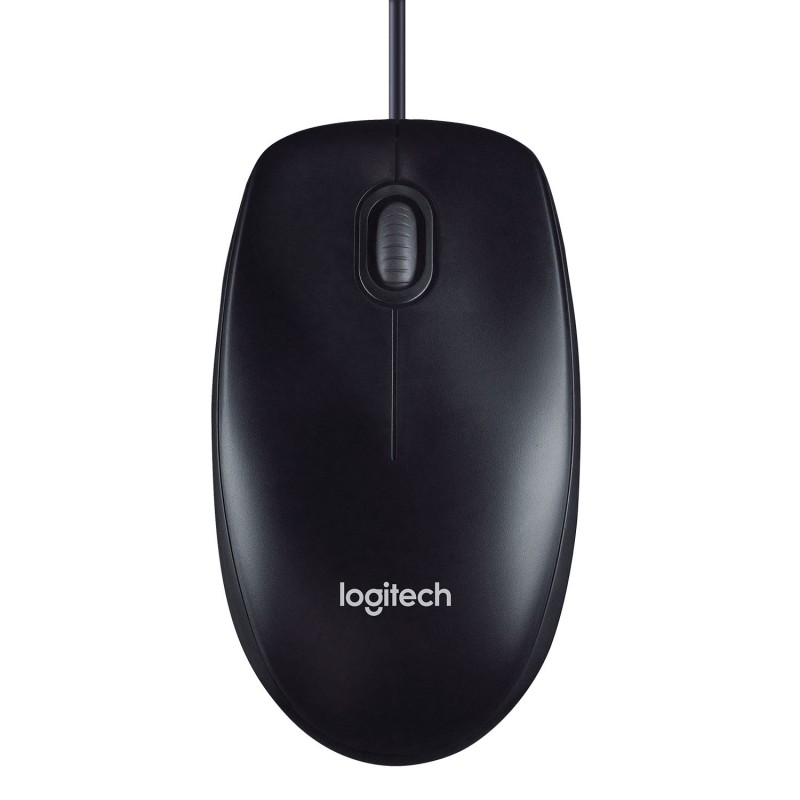 Logitech Mouse M100 ratón Ambidextro USB tipo A Óptico 1000 DPI
