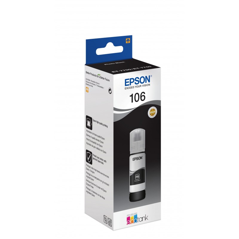 Epson 106 EcoTank Photo Black ink bottle