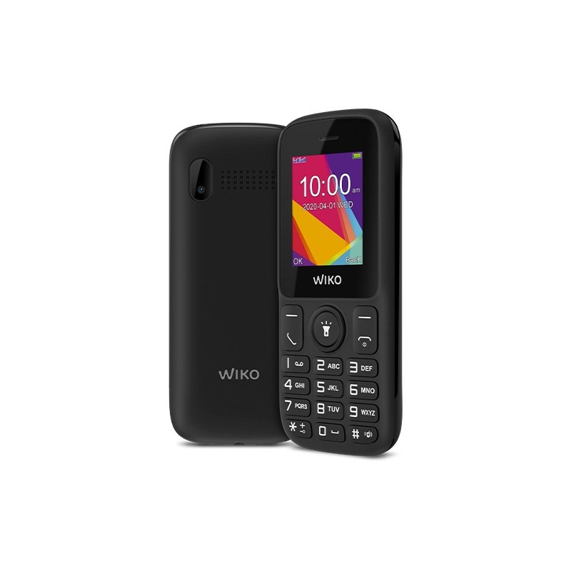 Wiko F100 4,57 cm (1.8") 71 g Noir Téléphone d'entrée de gamme