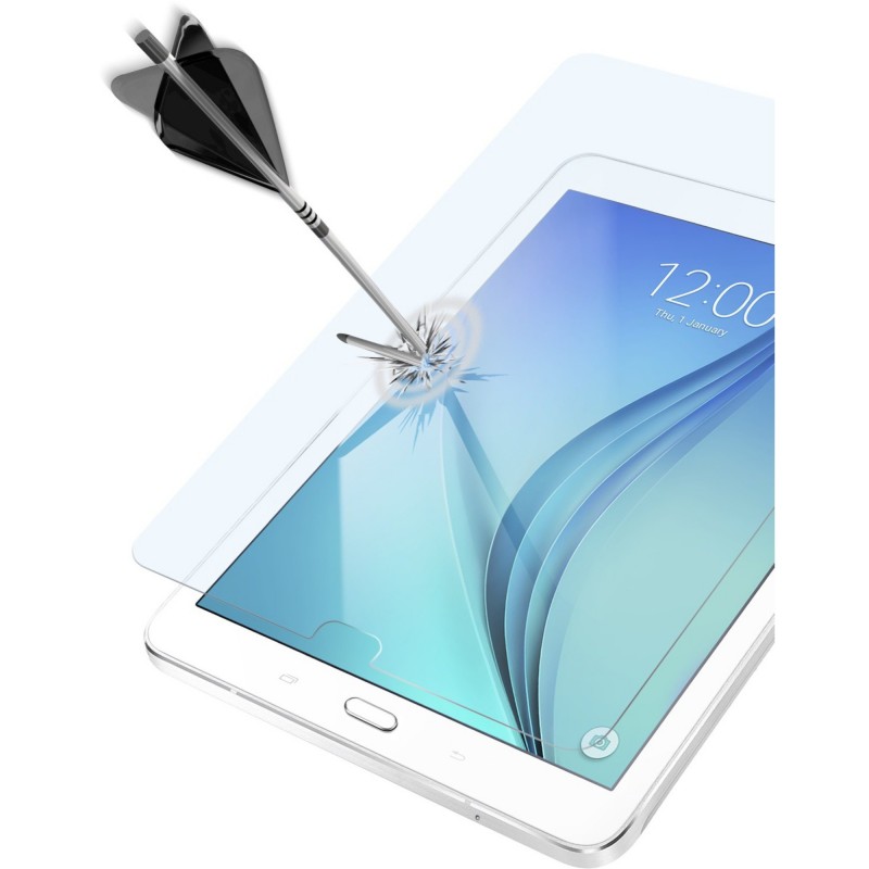 Cellularline Second Glass Ultra - Galaxy Tab E 9.6 Vetro temperato trasparente sottile, resistente e super sensibile Trasparente