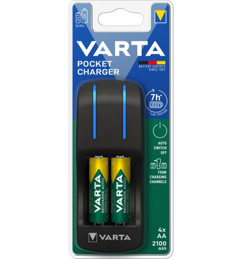 Varta Pocket Charger 2100 mAh Pile domestique Secteur