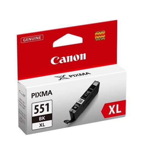 Canon CLI-551XL BK w sec cartouche d'encre 1 pièce(s) Original Rendement élevé (XL) Photo noire