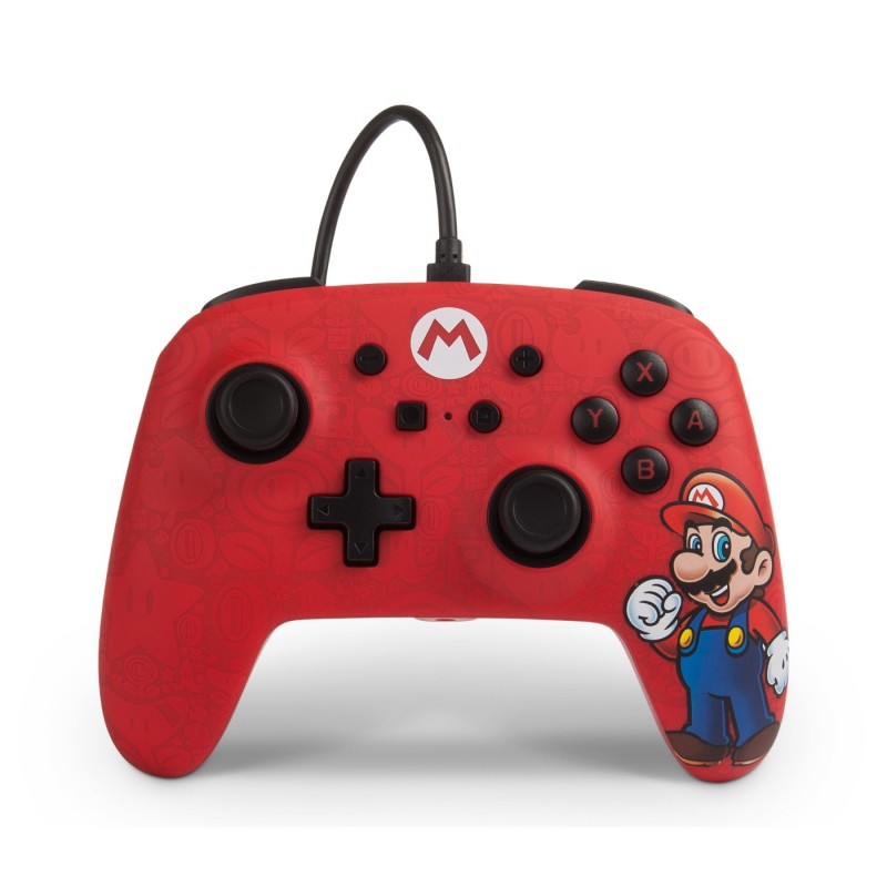 PowerA Mario Multicolore, Rosso USB Gamepad Analogico Digitale Nintendo Switch