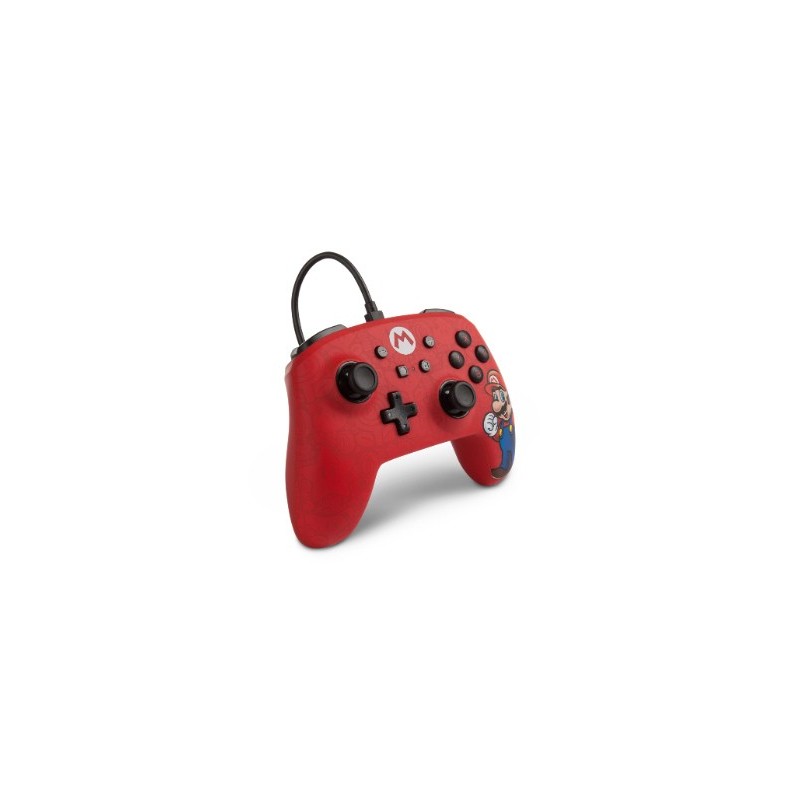 PowerA Mario Multicolore, Rosso USB Gamepad Analogico Digitale Nintendo Switch