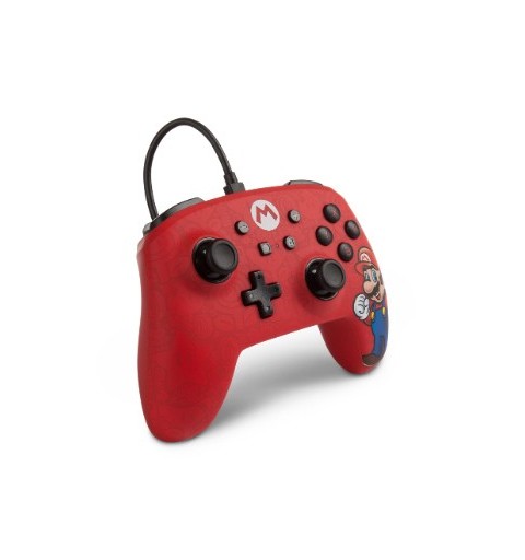 PowerA Mario Multicolore, Rosso USB Gamepad Analogico Digitale Nintendo Switch