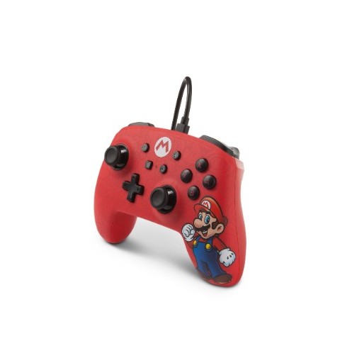 PowerA Mario Multicolore, Rosso USB Gamepad Analogico Digitale Nintendo Switch