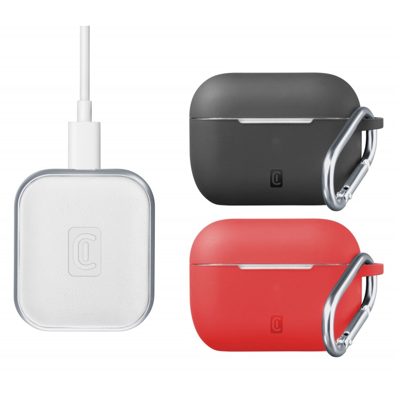 Cellularline Power Base Wireless Charger Special Edition - AirPods Pro Kit accessori per AirPods Pro base di ricarica wireless