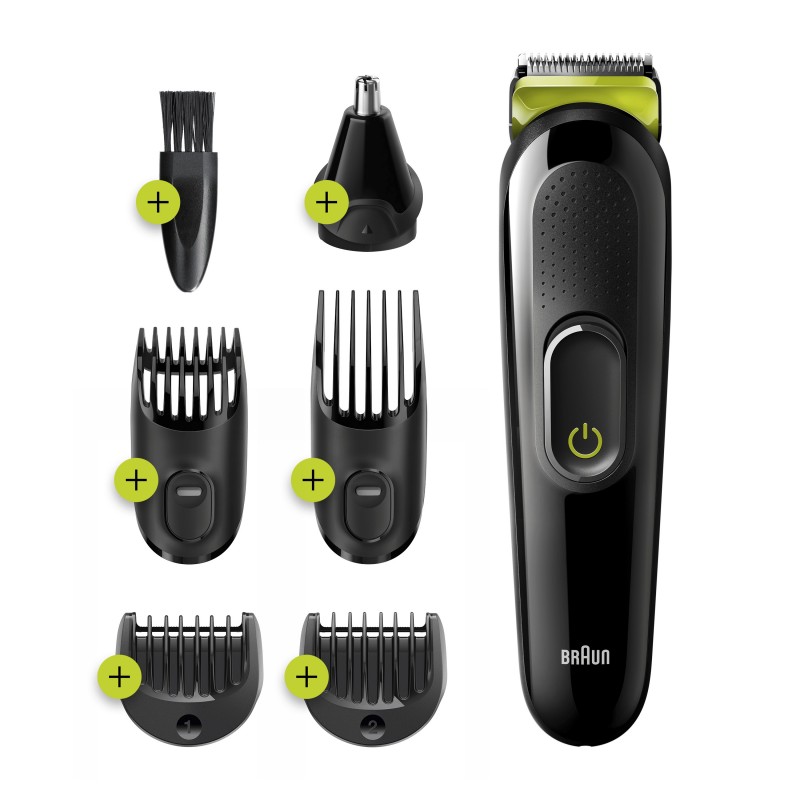 Braun All-in-one MGK3221 6-In-1, Regolabarba Uomo, Tagliacapelli E Rifinitore Viso, Naso E Orecchie Braun All-in-one MGK3221 6-In-1, Regolabarba Uomo, Tagliacapelli E Rifinitore Viso, Naso E Orecchie