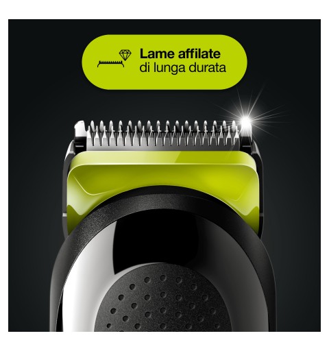 Braun All-in-one MGK3221 6-In-1, Regolabarba Uomo, Tagliacapelli E Rifinitore Viso, Naso E Orecchie