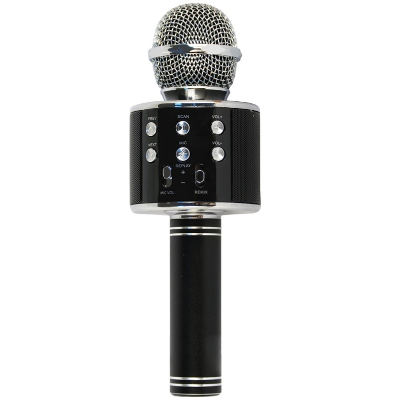 Xtreme Hollywood Black, Silver Karaoke microphone