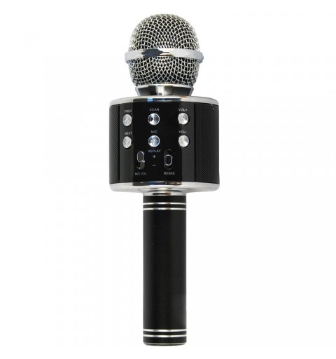 Xtreme Hollywood Black, Silver Karaoke microphone