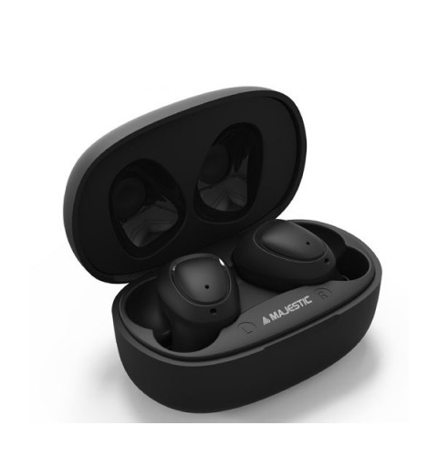 New Majestic EW-20 Headset Wireless In-ear Calls Music Micro-USB Bluetooth Black