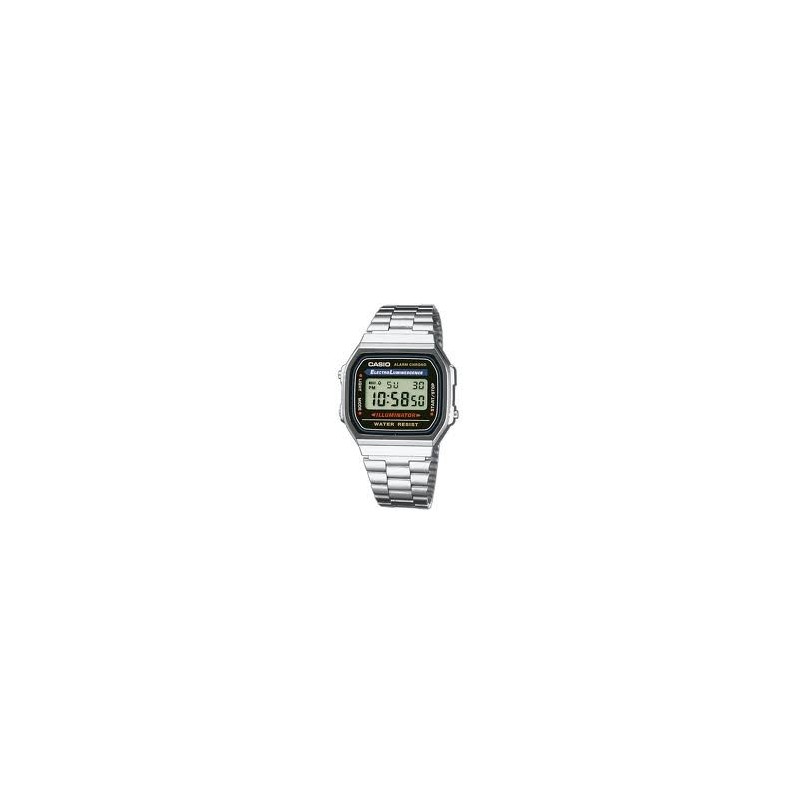 Casio A168WA-1YES montre Montre bracelet Mâle Électronique Argent