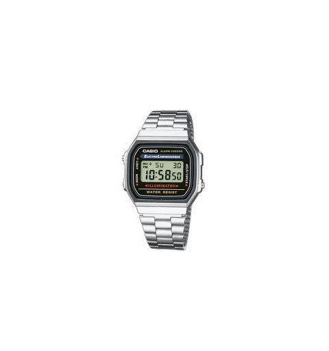 Casio A168WA-1YES montre Montre bracelet Mâle Électronique Argent